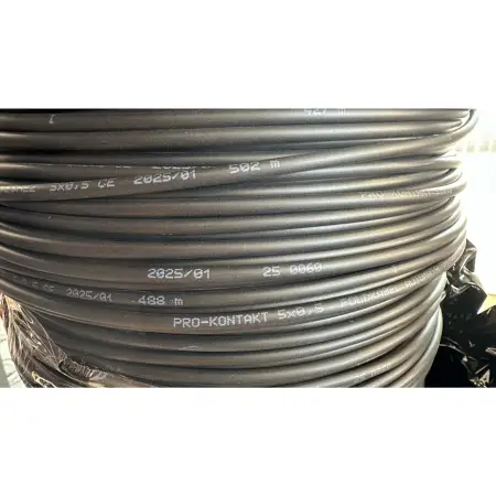 Pro-Kontakt vezérlőkábel 5x0,5 mm2